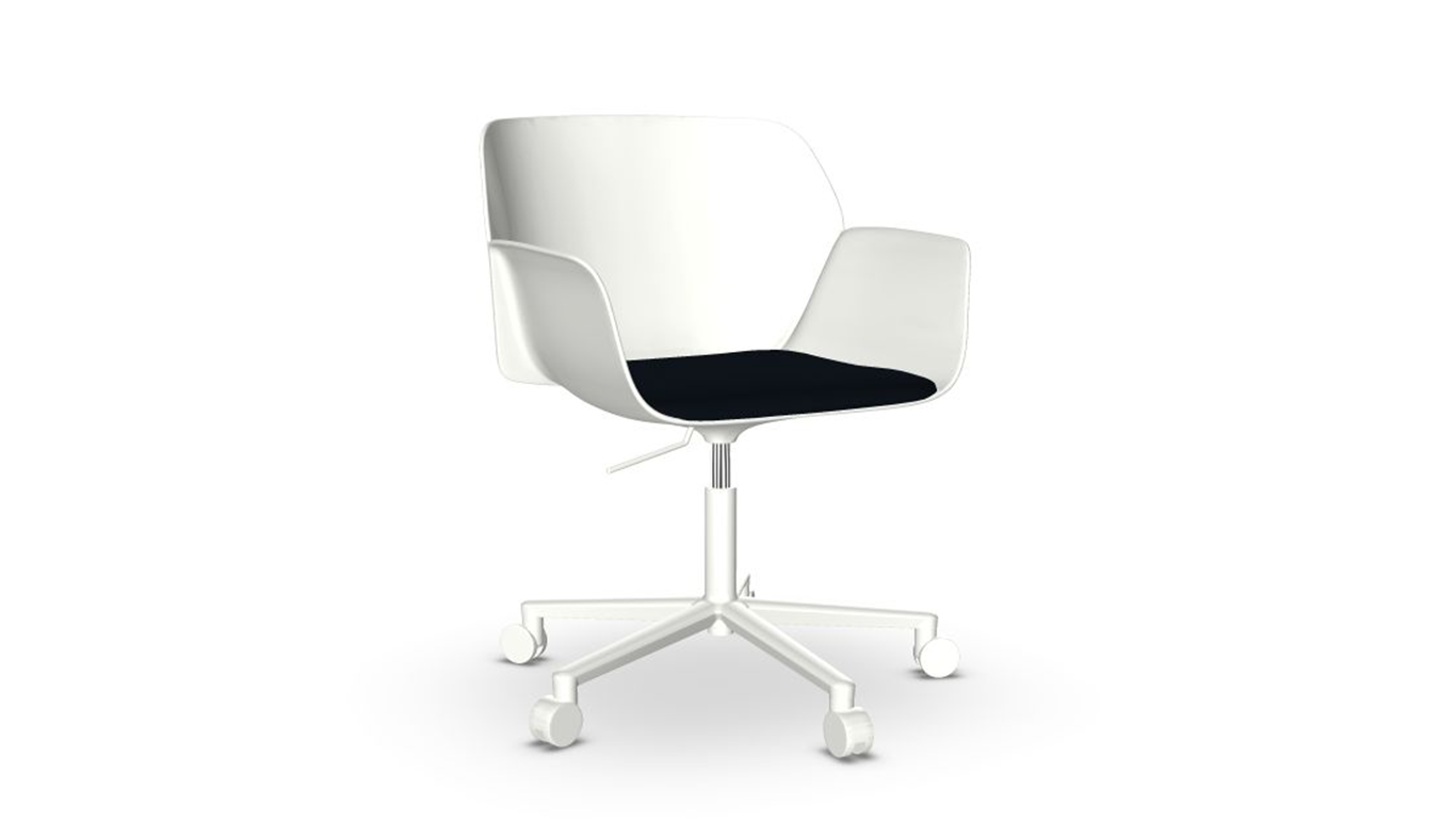 SO2773 Nuez Witte armstoel