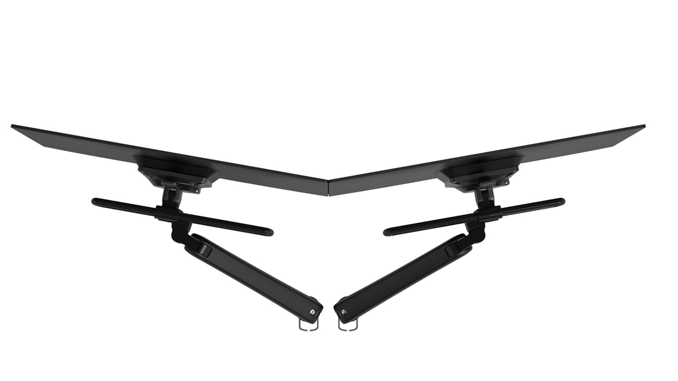 Zwarte - Dubbele arm - Dataflex viewprime 65.213